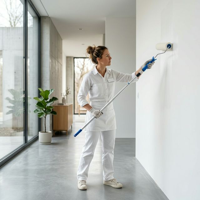 Maler bei der Arbeit